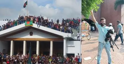 ബംഗ്ലാദേശില്‍ ഷെയ്ഖ് ഹസീനയുടെ സാരിയെടുത്തുടുത്തും വളര്‍ത്തുമൃഗങ്ങളെ മോഷ്ടിച്ചും കലാപകാരികള്‍