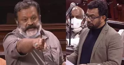 സുരേഷ് ഗോപിയെ ധനമന്ത്രി അപമാനിച്ചു, ബജറ്റില്‍ ഒന്നും നല്‍കിയില്ലെന്ന് ബ്രിട്ടാസ്; ബജറ്റ് ഇനിയുമുണ്ടല്ലോ എന്ന് സുരേഷ്‌ ഗോപി