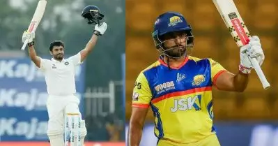ചരിത്രത്തിൽ ഒന്നാമനായി മലയാളിയുടെ തേരോട്ടം; ടെസ്റ്റിൽ ട്രിപ്പിൾ സെഞ്ച്വറി അടിച്ചവൻ ടി-20യിലും ഇടിമിന്നലായി