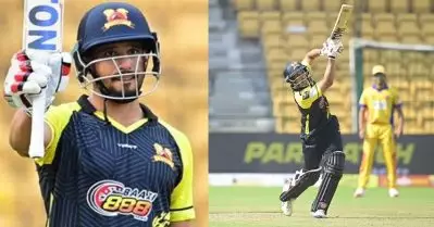 ഗുജറാത്ത് ടൈറ്റൻസ് ബെഞ്ചിലിരുത്തിയവന്റെ അഴിഞ്ഞാട്ടം; അടിച്ചുകയറിയത് മലയാളി ഒന്നാമനായ ലിസ്റ്റിലേക്ക്
