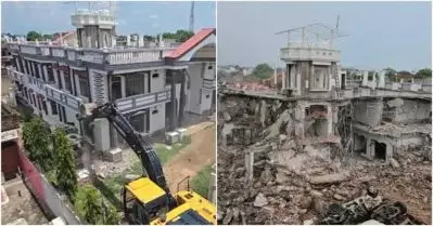 പ്രവാചക നിന്ദ ചോദ്യം ചെയ്ത മുസ്‌ലിം നേതാവിന്റെ വീട് ബുള്‍ഡോസ് ചെയ്തു