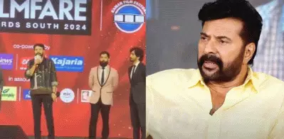 മനസ് നിറയെ വയനാട്, ഈ അവാർഡ് നേട്ടം സന്തോഷിപ്പിക്കുന്നില്ല; ഫിലിം ഫെയർ വേദിയിൽ മമ്മൂട്ടി