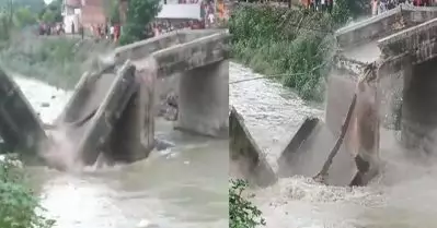 ഒരിടവേളക്ക് ശേഷം ബീഹാറിൽ വീണ്ടും പാലം തകർന്നു; തകർന്നത് പതിനഞ്ചാമത്തെ പാലം