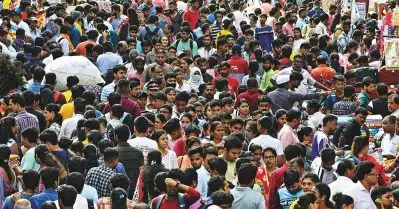 2036ഓടെ ഇന്ത്യയിലെ ജനസംഖ്യ 152 കോടി കടക്കും: കേന്ദ്ര സ്റ്റാറ്റിസ്റ്റിക്‌സ് മന്ത്രാലയം