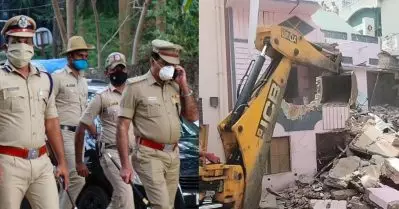 സഹപാഠിയുടെ കുത്തേറ്റ് മരിച്ച വിദ്യാര്‍ത്ഥിയുടെ മൃതദേഹം സംസ്‌കരിച്ചു; കുറ്റാരോപിതനായ കുട്ടിയുടെ വീട് ബുള്‍ഡോസ് ചെയ്ത് ജില്ലാഭരണകൂടം