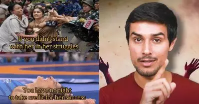 നാണംകെട്ട ഗോഡി മീഡിയക്ക് വിനേഷ് ഫോഗട്ടിന്റെ വിജയത്തിന്റെ ക്രെഡിറ്റെടുക്കാനാകില്ല: ധ്രുവ് റാഠി