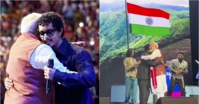 ജയ് ഹനുമാന്‍ വിളിച്ച് ഹനുമാന്‍ കൈന്‍ഡിനെ കെട്ടിപിടിച്ച് നരേന്ദ്ര മോദി; വീഡിയോ വൈറല്‍