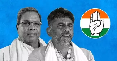 ‘കൈ’ കോര്‍ത്തുപിടിച്ച് ഡി.കെ. ശിവകുമാറും സിദ്ധരാമയ്യയും; ഒരുമിച്ച് നില്‍ക്കാന്‍ തീരുമാനം