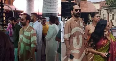 ‘ക്ഷേത്ര ആചാരം ലംഘിച്ച ഒരുത്തനെയും വെറുതെ വിടില്ല’; നസ്രിയക്കും ഫഹദിനും എതിരെ വിദ്വേഷ പ്രചരണം