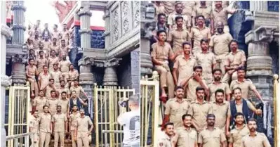 പതിനെട്ടാം പടിയിലെ ഫോട്ടോഷൂട്ട്; റിപ്പോർട്ട് തേടി എ.ഡി.ജി.പി