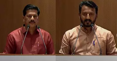 യു.ആര്‍. പ്രദീപും രാഹുല്‍ മാങ്കൂട്ടത്തിലും എം.എല്‍.എമാരായി സത്യപ്രതിജ്ഞ ചെയ്തു