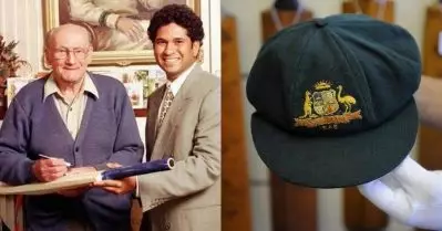 ഇത് ചരിത്രം; 77 വര്‍ഷം പഴക്കമുള്ള തൊപ്പിയ്ക്ക് 2.63 കോടി രൂപ! ബ്രാഡ്മാന്റെ ‘ബാഗി ഗ്രീന്‍’ 10 മിനിറ്റിനുള്ളില്‍ ലേലത്തില്‍