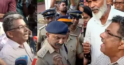 ഹൈന്ദവനായ നിങ്ങള്‍ ക്രൈസ്തവ ദേവാലയത്തില്‍ കയറി വൈദികരെ പീഡിപ്പിച്ചു; പൊലീസിനെതിരെ വര്‍ഗീയ പരാമര്‍ശവുമായി അല്‍മായ മുന്നേറ്റം പ്രവര്‍ത്തകര്‍