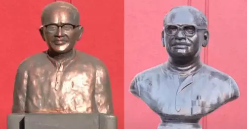 After criticism, the statue at the MN memorial was changed