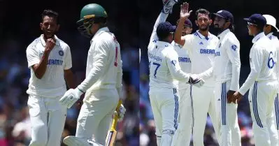 പഠിച്ച സിലബസ് ജസ്പ്രീത് ബുംറ, വന്ന ചോദ്യം പ്രസിദ്ധ് കൃഷ്ണ; കങ്കാരുക്കള്‍ ഔള്‍ ഔട്ട്, 185 റണ്‍സെടുത്ത ഇന്ത്യയ്ക്ക് ലീഡ്