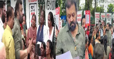 ആശാവര്‍ക്കര്‍മാരുടെ സമരപന്തല്‍ സന്ദര്‍ശിച്ച് കേന്ദ്രമന്ത്രി സുരേഷ് ഗോപി