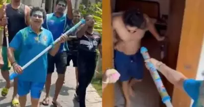 മാസ്റ്റര്‍ ബ്ലാസ്റ്ററല്ല, ഇത് പ്രാങ്ക് മാസ്റ്റര്‍; ‘ഇന്നലെ അവന്‍ സിക്‌സറടിച്ചു, ഇന്ന് ഞങ്ങളടിക്കും’; വീഡിയോ പങ്കുവെച്ച് സച്ചിന്‍