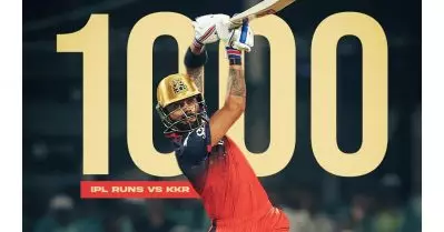 4 x 1000!! ഐ.പി.എല്ലില്‍ ഒരുത്തനും പോലും തൊടാന്‍ കഴിയാത്ത ഉയരത്തില്‍; ചരിത്രം കുറിച്ച് വിരാട്