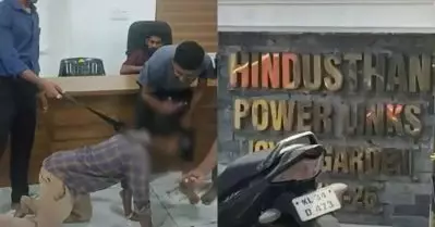 കലൂരില്‍ തൊഴിലാളികളെ നായ്ക്കളെ പോലെ നടത്തിച്ച് പീഡനം; ഹിന്ദുസ്ഥാന്‍ പവര്‍ ലിങ്ക്‌സിനെതിരെ പരാതി