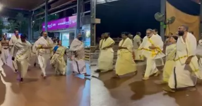 ഹൈക്കോടതി ഉത്തരവ് മറികടന്ന് ഗുരുവായൂര്‍ ക്ഷേത്ര പരിസരത്ത് റീല്‍സെടുത്ത് രാജീവ് ചന്ദ്രശേഖര്‍