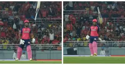 ഇങ്ങനെ ഒരു സഞ്ജുവിനെ ആരെങ്കിലും കണ്ടിട്ടുണ്ടോ? ഇത്രയും ദേഷ്യത്തോടെ ബാറ്റ് വലിച്ചെറിഞ്ഞതെന്തിന്? വിഡിയോ