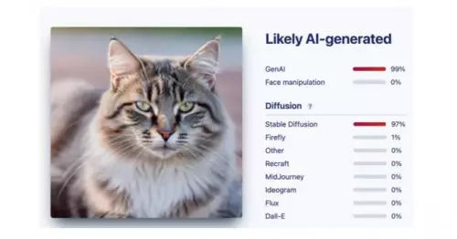 Deepfake AI discrete software output