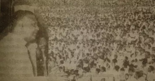 HOLLY MASS AT Thekinkad ground BY Fr. Joseph vadakkan