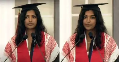 ഫലസ്തീന്‍ അനുകൂല പ്രസംഗം നടത്തിയ ഇന്ത്യന്‍ വംശജയായ വിദ്യാര്‍ത്ഥിക്ക് ബിരുദദാന ചടങ്ങില്‍ വിലക്ക്