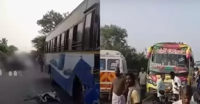 തമിഴ്‌നാട് തിരുവാരൂരില്‍ വാഹനാപകടം; നാല് മലയാളികള്‍ മരിച്ചു
