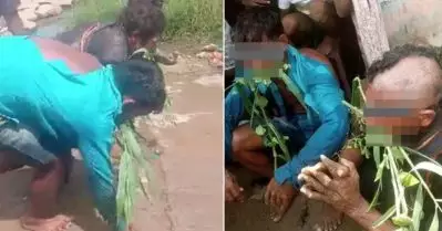 പശുക്കടത്ത് ആരോപണം; ഒഡീഷയിൽ ദളിത് പുരുഷന്മാർക്ക് നേരെ ക്രൂരത, മർദിച്ച് ഓടയിലെ വെള്ളം കുടിപ്പിച്ചു