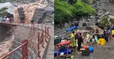 കേദാര്‍നാഥില്‍ മണ്ണിടിച്ചില്‍; രണ്ട് തീര്‍ത്ഥാടകര്‍ മരിച്ചു, രക്ഷാപ്രവര്‍ത്തനം തുടരുന്നു