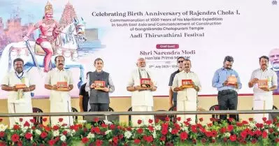 ചോള രാജാക്കന്മാരുടെ പ്രതിമകൾ തമിഴ്‌നാട്ടിൽ സ്ഥാപിക്കും; ഇവ ചരിത്രത്തിൻ്റെ തൂണുകളാകും: മോദി