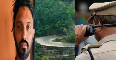 പൊലീസിൻ്റെ വാഹനപരിശോധന; താമരശേരി ചുരത്തിൽ നിന്നും കൊക്കയിലേക്ക് ചാടി യുവാവ്