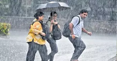മഴ ശക്തമാകുന്നു; ഇന്ന് മൂന്ന് ജില്ലകളില്‍ യെല്ലോ അലേര്‍ട്ട്, അടുത്ത് അഞ്ച് ദിവസത്തേക്ക് മഴ തുടരും