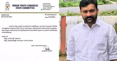 പുനരധിവാസത്തിനായി പിരിവ് നടത്തിയെന്ന് വ്യാജരേഖയുണ്ടാക്കി; യൂത്ത് കോണ്‍ഗ്രസില്‍ വീണ്ടും നടപടി