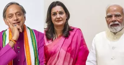 പ്രിയങ്ക ചതുര്‍വേദി ‘സാരിയുടുത്ത ശശി തരൂര്‍’എന്ന് മാധ്യമപ്രവര്‍ത്തക; പ്രതികരിച്ച് ശശി തരൂര്‍