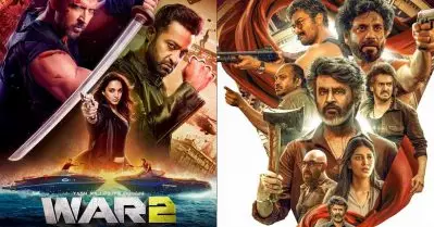 ഇന്ത്യന്‍ സിനിമയിലെ വമ്പന്‍ ക്ലാഷ്; അഡ്വാന്‍സ് ബുക്കിങ്ങില്‍ വാര്‍ 2വിനെ വീഴ്ത്തുമോ കൂലി?
