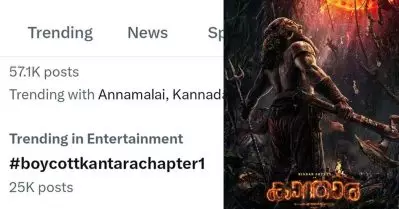 ഞങ്ങളുടെ ഭാഷയെ ബഹുമാനിക്കാത്തവരുടെ സിനിമ വേണ്ട, കാന്താരക്കെതിരെ ബഹിഷ്‌കരണാഹ്വാനവുമായി ആന്ധ്രയിലെ സിനിമാപ്രേമികള്‍