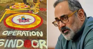 ക്ഷേത്രത്തിലെ ‘ഓപ്പറേഷന്‍ സിന്ദൂര്‍’ പൂക്കളം: ആര്‍.എസ്.എസ് പ്രവര്‍ത്തകര്‍ക്കെതിരെ കേസെടുത്തതിനെ വിമര്‍ശിച്ച് രാജീവ് ചന്ദ്രശേഖര്‍