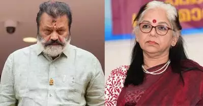 സിംപിളാകാന്‍ ശ്രമിക്കുമ്പോഴേക്കും, സ്വര്‍ണ്ണ മെതിയടിയിട്ട മാധവന്‍ തമ്പിയായും കൃത്രിമത്തമ്പുരാനുമായി മാറുന്ന സുരേഷ് ഗോപി: ശാരദക്കുട്ടി
