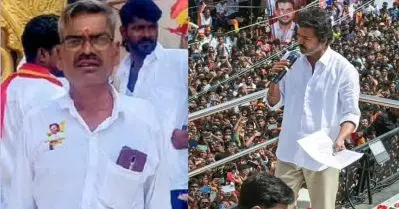 കരൂർ ദുരന്തം: ടി.വി.കെ പ്രാദേശിക നേതാവ് ജീവനൊടുക്കി; ദുരന്തത്തിന് കാരണം മുൻ മന്ത്രിയെന്ന് ആത്മഹത്യാക്കുറിപ്പ്
