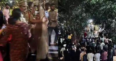 ഇഫ്ളുവിലെ ഫലസ്തീൻ റാലി; എ.ബി.വി.പി ആക്രമണത്തിനിരയായവർക്കെതിരെ കേസെടുത്ത് കോൺഗ്രസ് സർക്കാർ