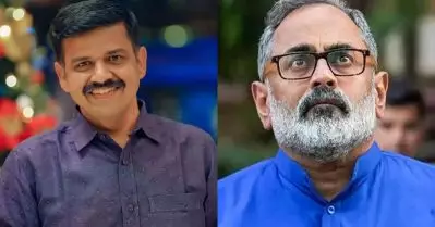 ‘മുതലാളി മാരാര്‍ജി ഭവന്‍ കൂടി വിറ്റ് ഒരു പോക്ക് പോകും’; രാജീവ് ചന്ദ്രശേഖറിനെ പരിഹസിച്ച് സന്ദീപ് വാര്യര്‍