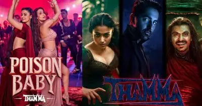 ഐറ്റം ഡാന്‍സ് കളിക്കുന്ന വാമ്പയര്‍മാര്‍, ഥാമയെ വിമര്‍ശിച്ച് തെലുങ്ക് പേജ്, പിന്നാലെ ഹിന്ദി- തെലുങ്ക് സിനിമാപ്രേമികളുടെ സൈബര്‍ യുദ്ധം