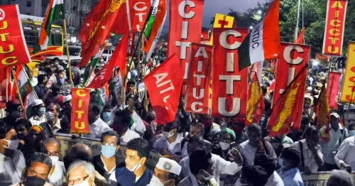 trade union protest