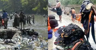ഇതൊരു ആചാരമല്ല; പമ്പയിലേക്ക് വസ്ത്രം വലിച്ചെറിയുന്നതില്‍ ഇടപെട്ട് ഹൈക്കോടതി