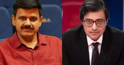 നമ്മൾ ഈ സീനിൽ ഇല്ല കളി കണ്ടാമതി; അർണബ് ഗോസ്വാമിയുടെ കേന്ദ്ര വിമർശനത്തെ പരിഹസിച്ച് സന്ദീപ് വാര്യർ