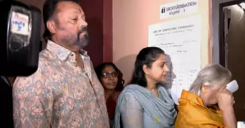 VS Sunil Kumar asks about  Suresh Gopi and his family 's  vote