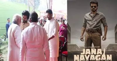 ഡി.എം.കെയും ബി.ജെ.പിയും ചേര്‍ന്നാണ് ജന നായകനെ ഒതുക്കിയതെന്നതിന് ഇതിലും വലിയ തെളിവ് വേണോ, പരാശക്തി ടീമിനെതിരെ വിജയ് ആരാധകര്‍