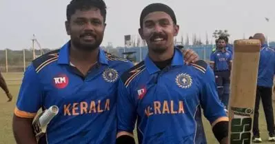രോഹന് സെഞ്ച്വറി, സഞ്ജുവിന് ഫിഫ്റ്റി; ഇഷാന്റെ ജാര്‍ഖണ്ഡിനെതിരെ കേരളത്തിന്റെ വെടിക്കെട്ട്